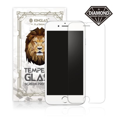 Kinglas Tempered Glass Screen Protector For iPhone 7 Plus / 8 Plus (Diamond Glass & Japan Glue Upgrade)