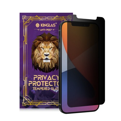 Kinglas Privacy Tempered Glass Screen Protector For iPhone 12 / 12 Pro