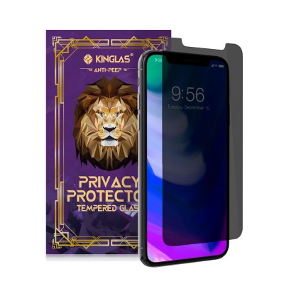 Kinglas Privacy Tempered Glass Screen Protector For iPhone XS Max / 11 Pro Max