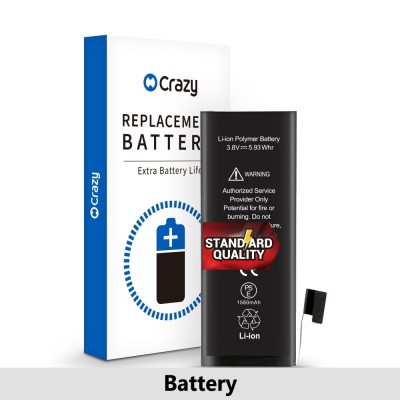 iPhone 5S Replacement Battery with Adhesive Strips 1560mAh (Standard Quality+SinoWealth Solution)