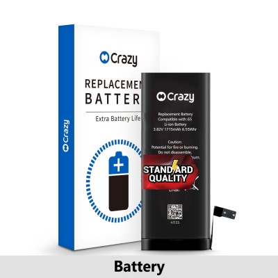 iPhone 6S Replacement Battery with Adhesive Strips 1715mAh (Standard Quality + TI CHIP: 27546)