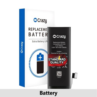 iPhone SE(2020) Replacement Battery with Adhesive Strips 1821mAh (Standard Quality + TI CHIP: 27546)