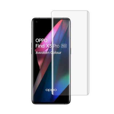 3D Curved UV Tempered Glass Screen Protector For Oppo Find X3 / Find X3 Pro / Find X5 Pro / OnePlus 9 Pro / 10 Pro