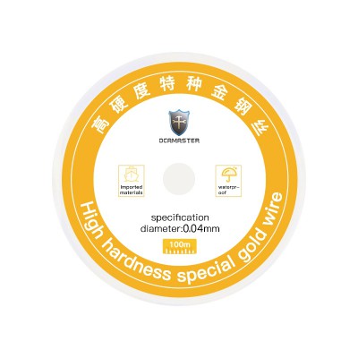 LCD Screen Separation High Hardness Special Gold Wire 0.04mm