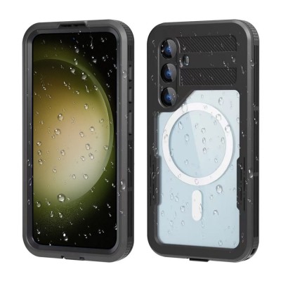 Redpepper Dot+ IP68 Waterproof Case with Magnetic Ring for Samsung Galaxy S25 Plus