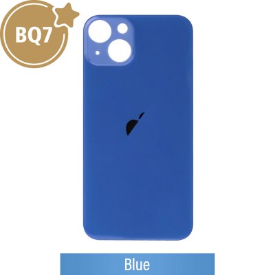 BQ7 Rear Glass With 3M Adhesive Replacement for iPhone 13-Blue