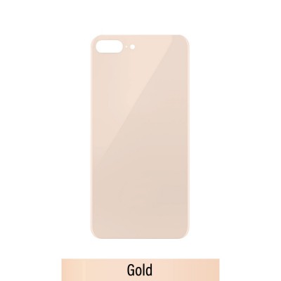 Rear Glass With 3M Adhesive Replacement for iPhone 8 Plus-Gold