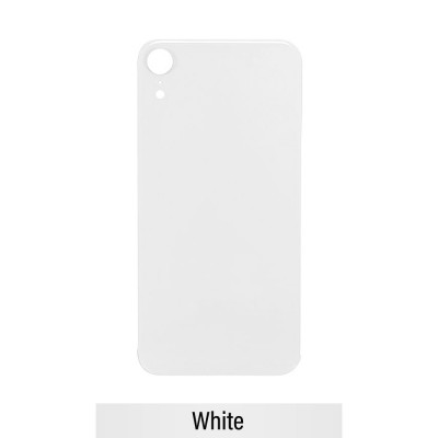 Rear Glass With 3M Adhesive Replacement for iPhone XR-White