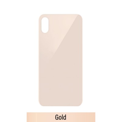 Rear Glass With 3M Adhesive Replacement for iPhone XS Max-Gold