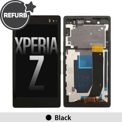 REFURB LCD Assembly with Frame for Sony Xperia Z C6603 C6602 G8142 E5563