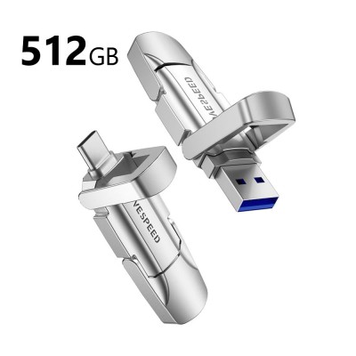 MOVE SPEED 512GB Solid State Flash Drive USB 3.2 (YSUYV-512GSN)