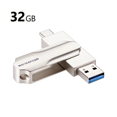 MOVE SPEED 32GB YSULDP 2 in 1 USB Type-C Flash Drive (YSULDP-32G3S)