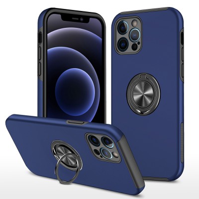 Magnetic Ring Holder Shockproof Cover Case for iPhone 12 Pro