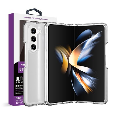 UTIA Ultimate Shockproof Case Cover for Samsung Galaxy Z Fold4-Transparent