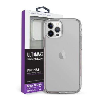 Ultimake Shockproof Case Cover for iPhone 12 Pro Max (6.7'')