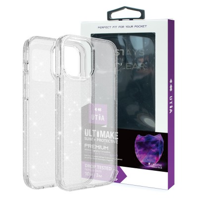UTIA Ultimake Glitter Shockproof Case Cover for iPhone 15 Plus