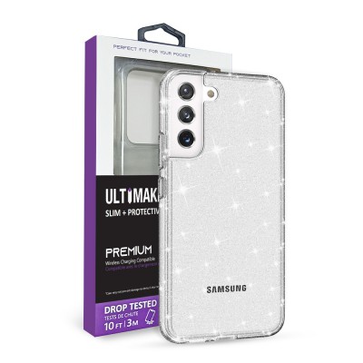 Ultimake Glitter Shockproof Case Cover for Samsung Galaxy S22