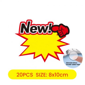 POP Price Tags (03-NEW Thumb) 20PCS/Pack
