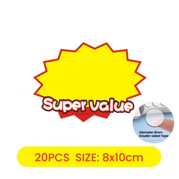 POP Price Tags (07-Super) 20PCS/Pack
