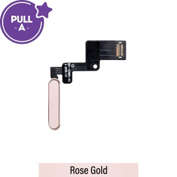 Home Button with Flex Cable for iPad Air (2020) (PULL-A)-Rose Gold