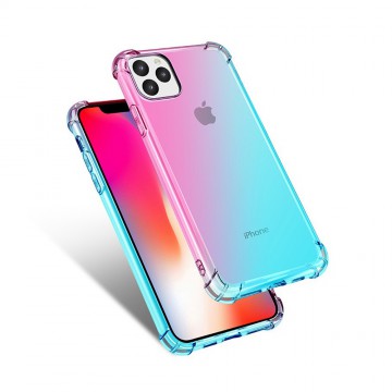 Clear Rainbow Airbag Bumper Shockproof Case Cover for iPhone 11 Pro (5.8'')
