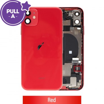 Rear Housing with Full Set Parts for iPhone 11-Red (PULL-A)