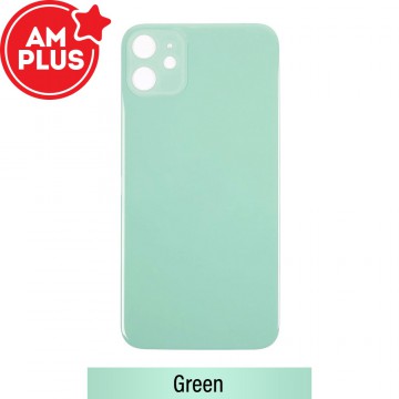 AMPLUS Rear Glass Replacement with Bigger Size Camera Cut-out for iPhone 11-Green