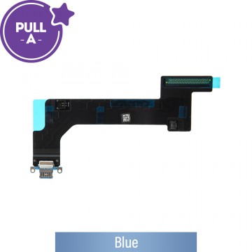 Charging Port with Flex Cable for iPad (2022) (Wi-Fi + Cellular) (PULL-A)-Blue