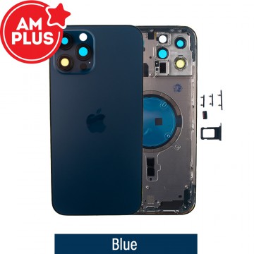 AMPLUS Rear Housing for iPhone 12 Pro Max-Blue