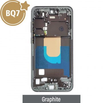 BQ7 Chassis Mid Frame Cover Replacement Assembly for Samsung Galaxy S23 FE S711-Graphite (EUROPEAN VERSION)