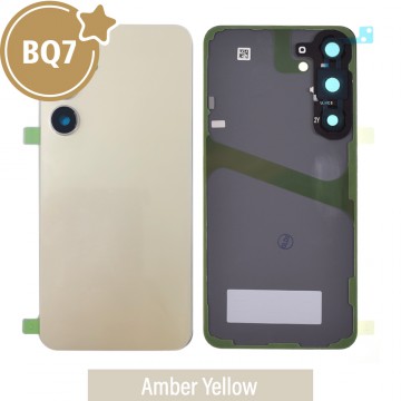 BQ7 Rear Cover Glass for Samsung Galaxy S24 Plus S926B-Amber Yellow