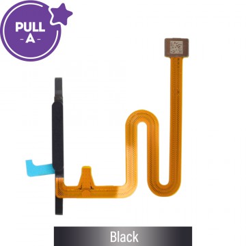 Fingerprint Reader with Flex Cable for Samsung Galaxy A14 A145R (PULL-A)-Black