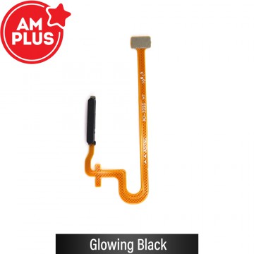 AMPLUS Fingerprint Reader with Flex Cable for OPPO A78 5G / 4G / A57 4G / 5G / A58 4G -Glowing Black