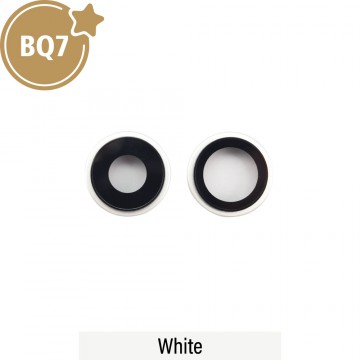 BQ7 Rear Camera Lens With Bracket for iPhone 16 / 16 Plus- White