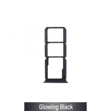 Dual SIM Card Tray for OPPO A38 / A18 -Glowing Black