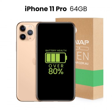 Apple Used Fully Functional iPhone 11 Pro 64GB Over 80% Battery Health - Grade C (Acceptable)