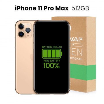 Apple Used Fully Functional iPhone 11 Pro Max 512GB 100% New Battery - Grade B+ (Excellent)