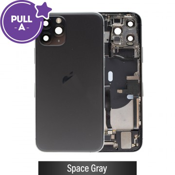 Rear Housing with Full Set Parts for iPhone 11 Pro-Matte Space Gray (PULL-A)