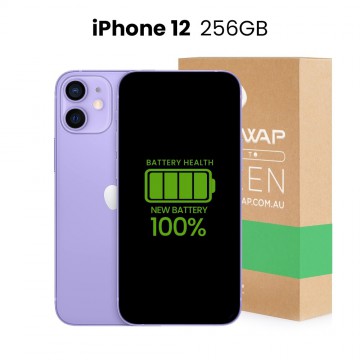 Apple Used Fully Functional iPhone 12 256GB 100% New Battery - Grade B (Good)