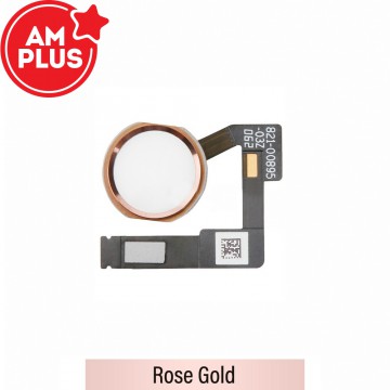 AMPLUS Home Button with Flex Cable for iPad Pro 12.9 (2017) / Pro 10.5 (2017) / Air (2019)-Rose Gold