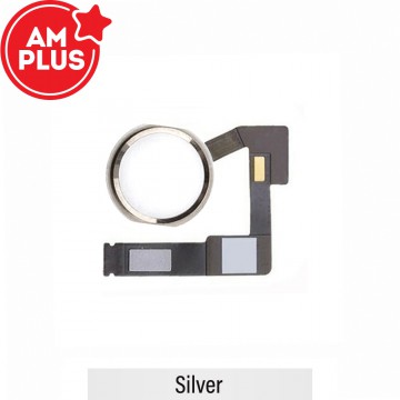 AMPLUS Home Button with Flex Cable for iPad Pro 12.9 (2017) / Pro 10.5 (2017) / Air (2019)-Silver