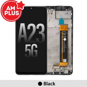 AMPLUS LCD Screen Replacement Digitizer with Frame for Samsung Galaxy A23 5G A236B -Black