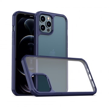 Heavy Duty Shockproof Slim Cover Case for iPhone 12 Pro Max-Navy