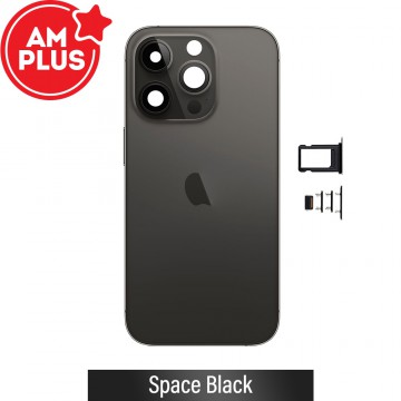 AMPLUS Rear Housing for iPhone 14 Pro-Space Black