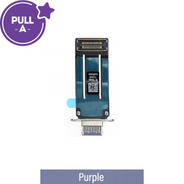 Charging Port with Flex Cable for iPad mini (2021) (PULL-A)-Purple