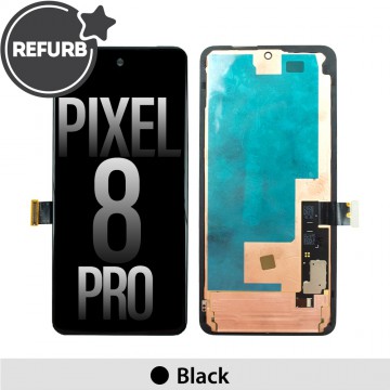REFURB OLED Assembly Replacement with Frame for Google Pixel 8 Pro-Black