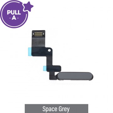 Home Button with Flex Cable for iPad Air 11 (2024) / Air 13 (2024) (PULL-A)-Space Grey