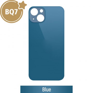 BQ7 Rear Glass With 3M Adhesive Replacement for iPhone 13 (NO LOGO)-Blue