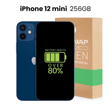 Apple Used Fully Functional iPhone 12 Mini 256GB Over 80% Battery Health - Grade B+ (Excellent)