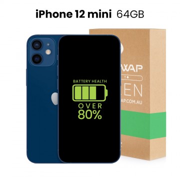 Apple Used Fully Functional iPhone 12 Mini 64GB Over 80% Battery Health - Grade C (Acceptable)